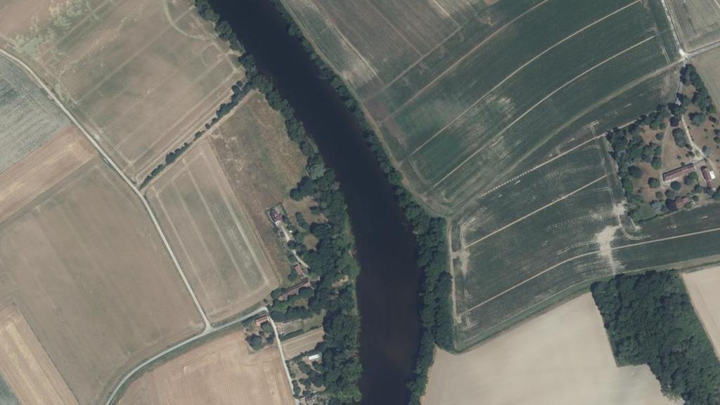 Vue aérienne de La Creuse
