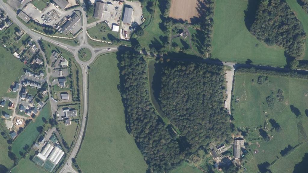 Vue aérienne de La Croix Madame