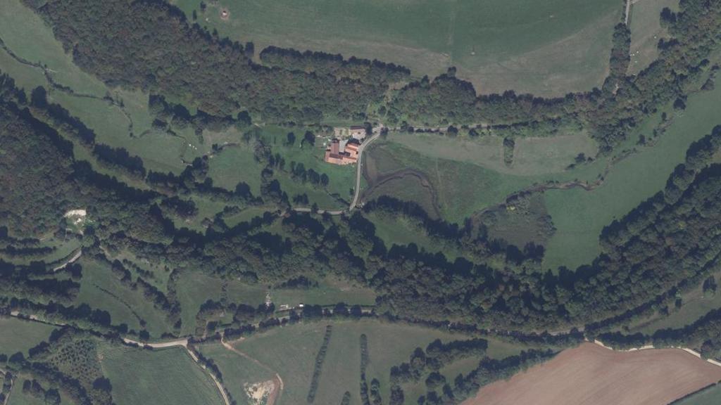 Vue aérienne de La Dijeanne