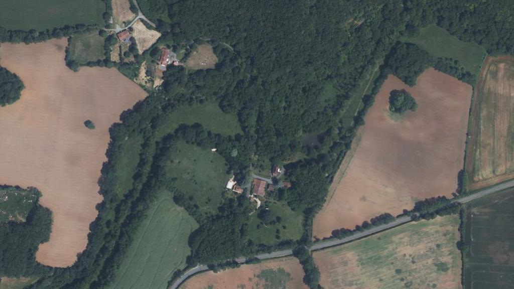Vue aérienne de La Forge de Goberte (mortagne)
