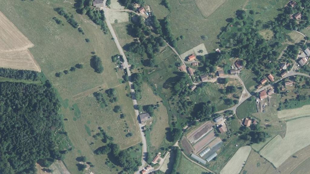 Vue aérienne des environs de Le Clerjus