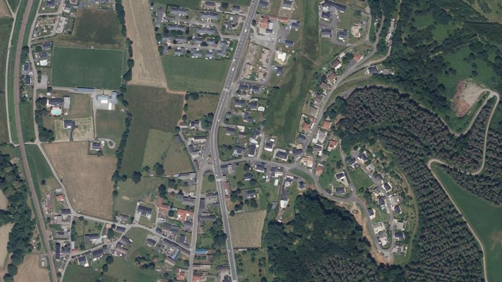 Vue aérienne de La Geune