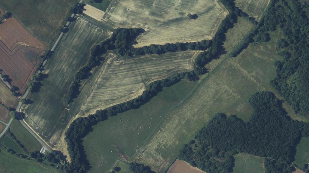 Vue aérienne de La Gimone à Monbardon