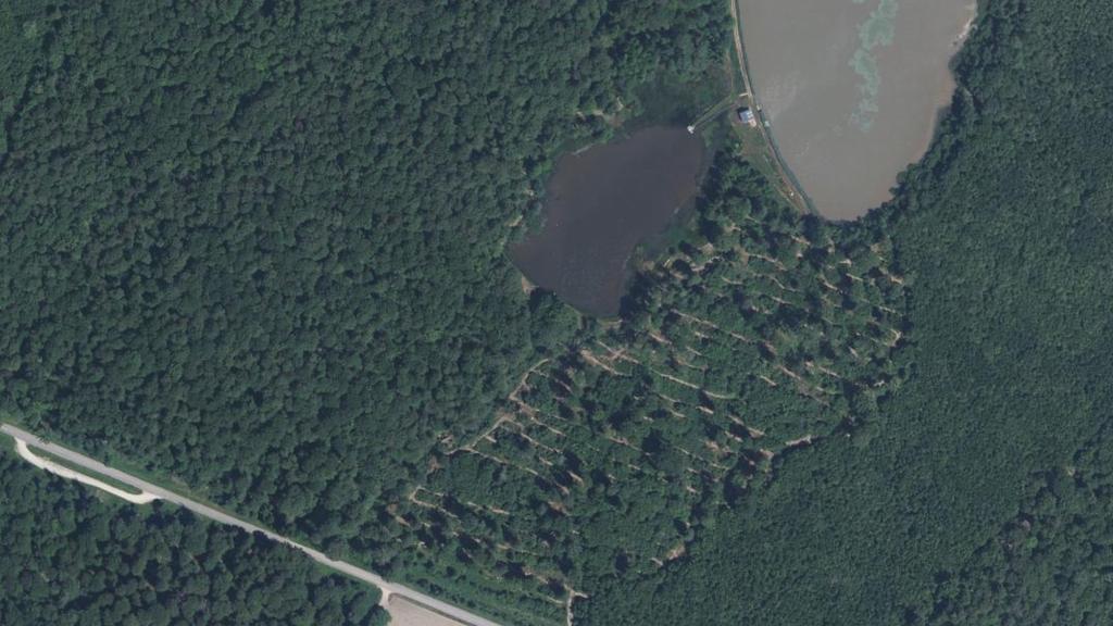 Vue aérienne de La Houdrie