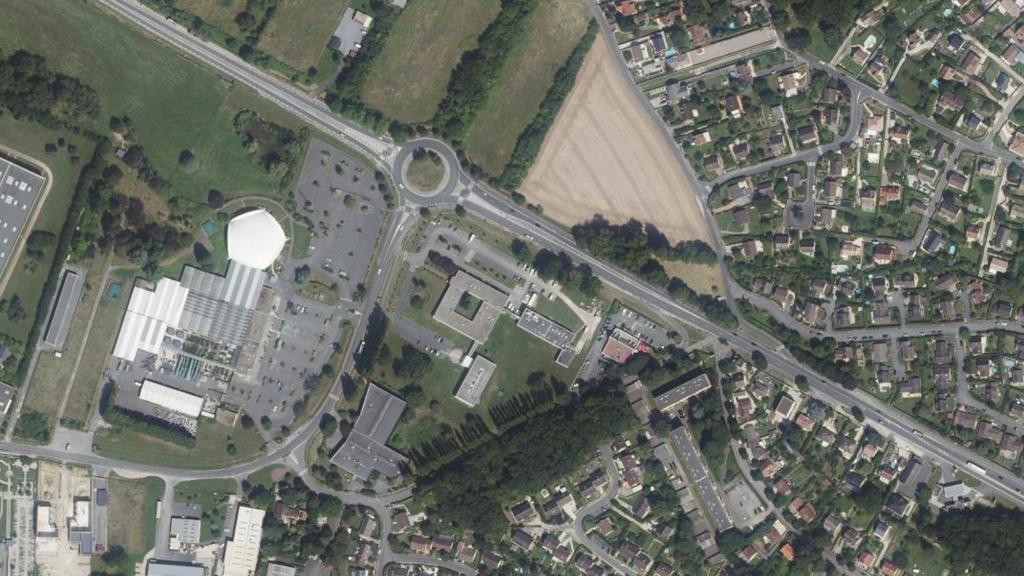 Vue aérienne de La Lotte et le Barbillon