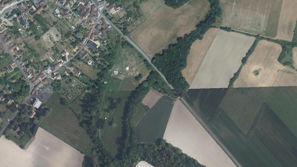 Vue aérienne de La Luire