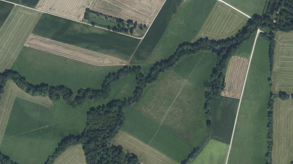 Vue aérienne des environs de Rossfeld