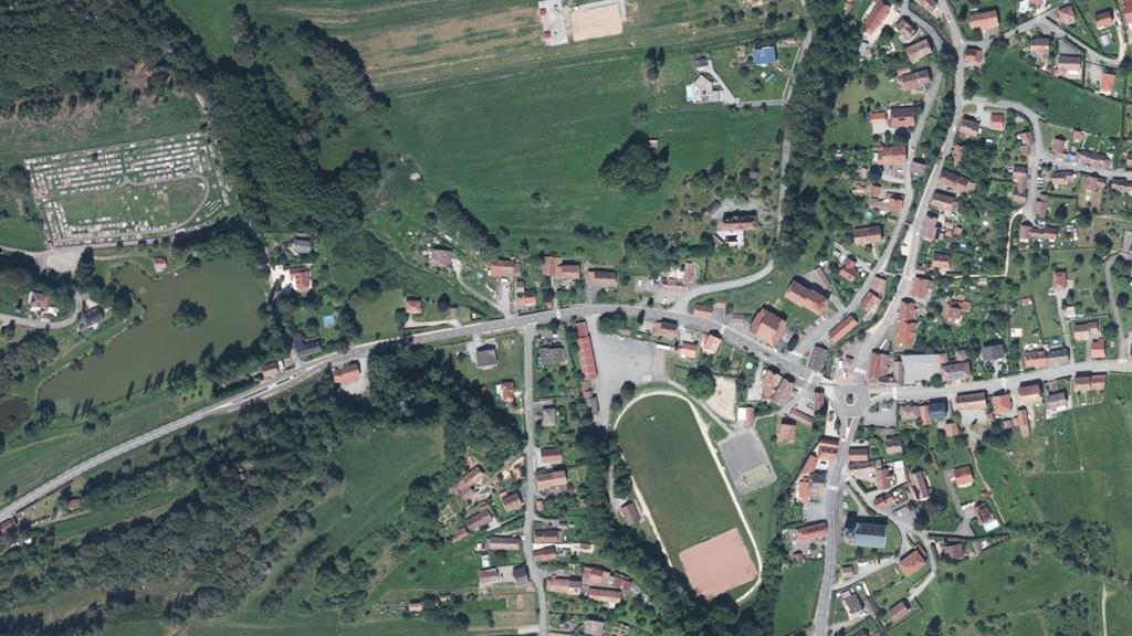 Vue aérienne de La Maratte