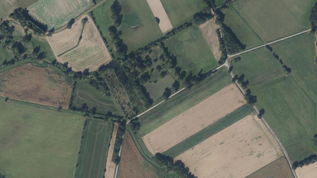 Vue aérienne de La Moisonnais