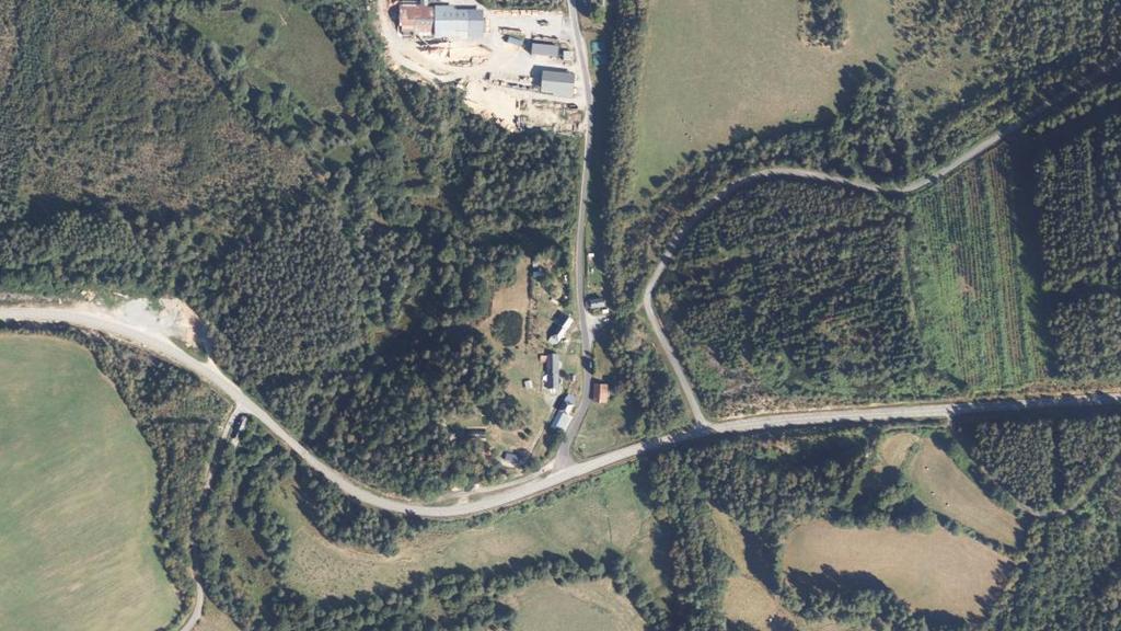 Vue aérienne des environs de Saint-Rémy