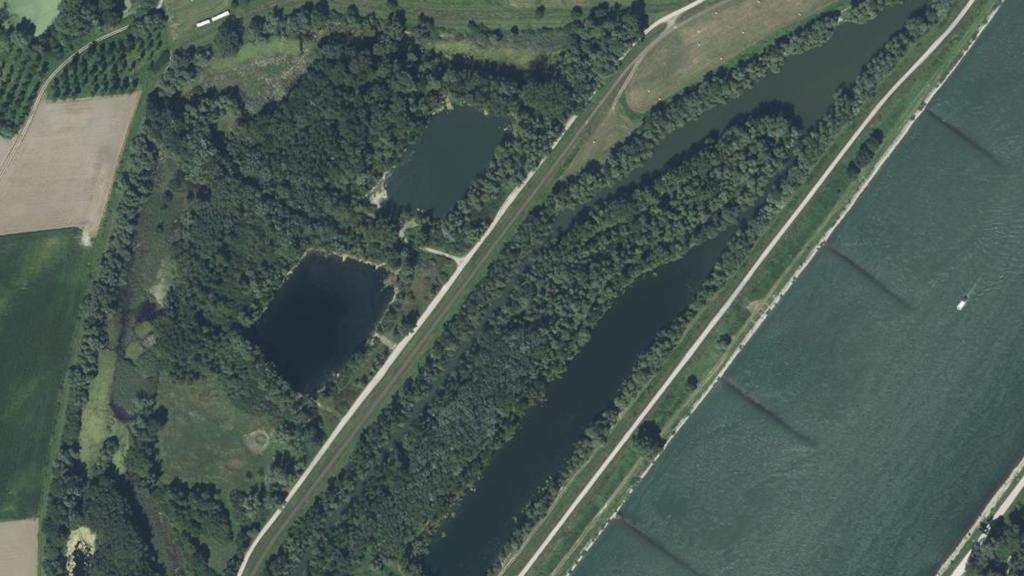 Vue aérienne des environs de Munchhausen
