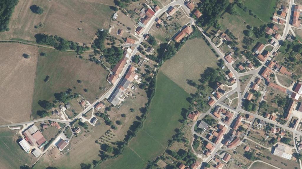 Vue aérienne de La Saumonée de l'Aisne