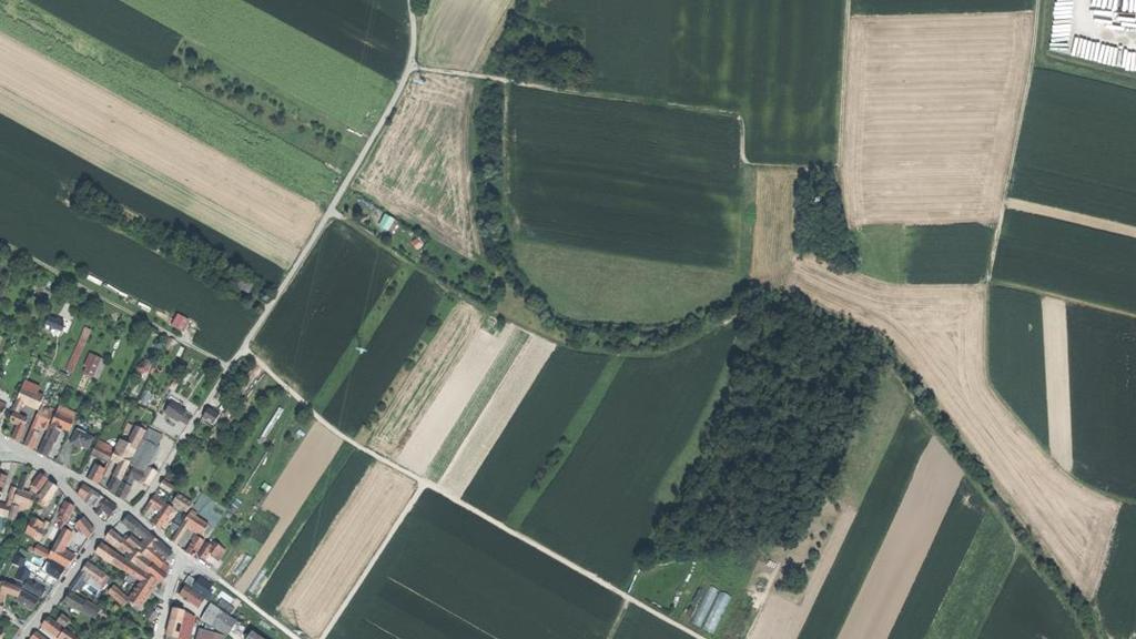 Vue aérienne de La Scheer