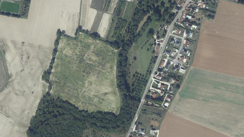 Vue aérienne de La Tille