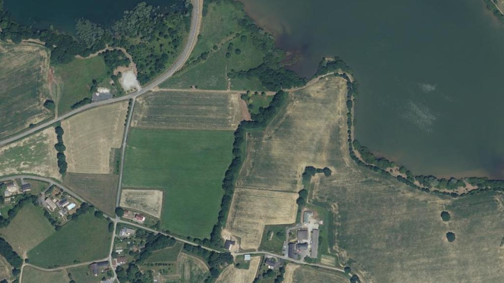 Vue aérienne de La Traversière (Luquet)