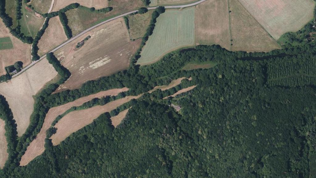 Vue aérienne de La Vèbre