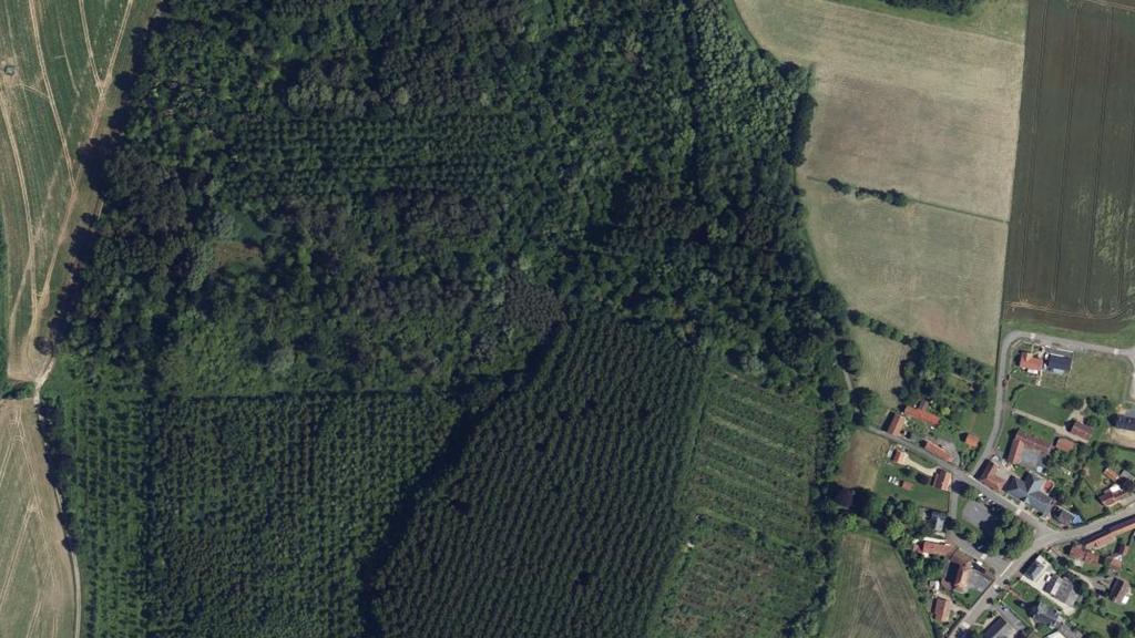 Vue aérienne de La Verse