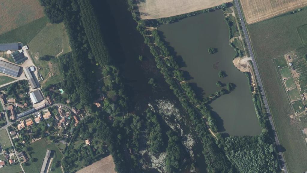 Vue aérienne de La Vienne