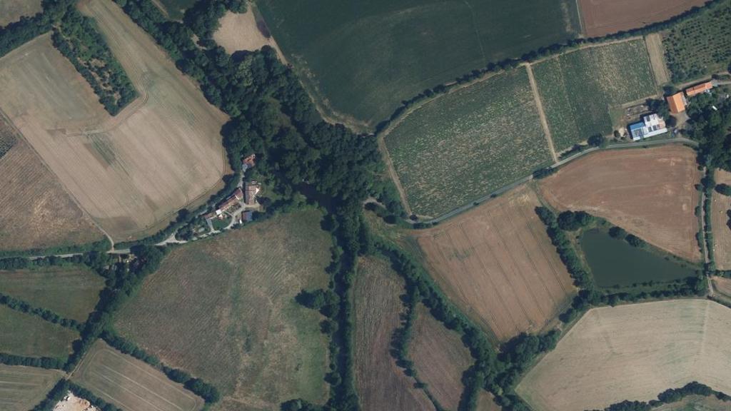 Vue aérienne de La Vrignaie, La Boulogne, St Philbert-de-Bouaine