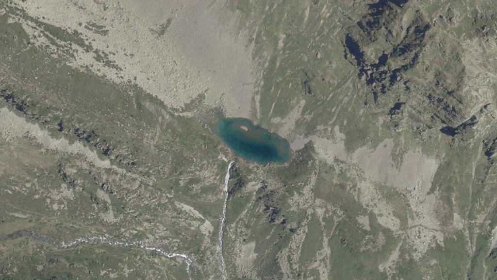 Vue aérienne de Lac d'Antarrouyes