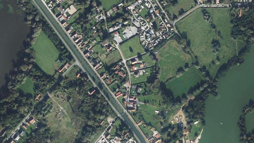 Vue aérienne des environs de Calais