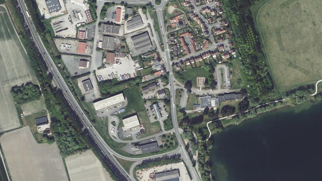 Vue aérienne des environs de Steene