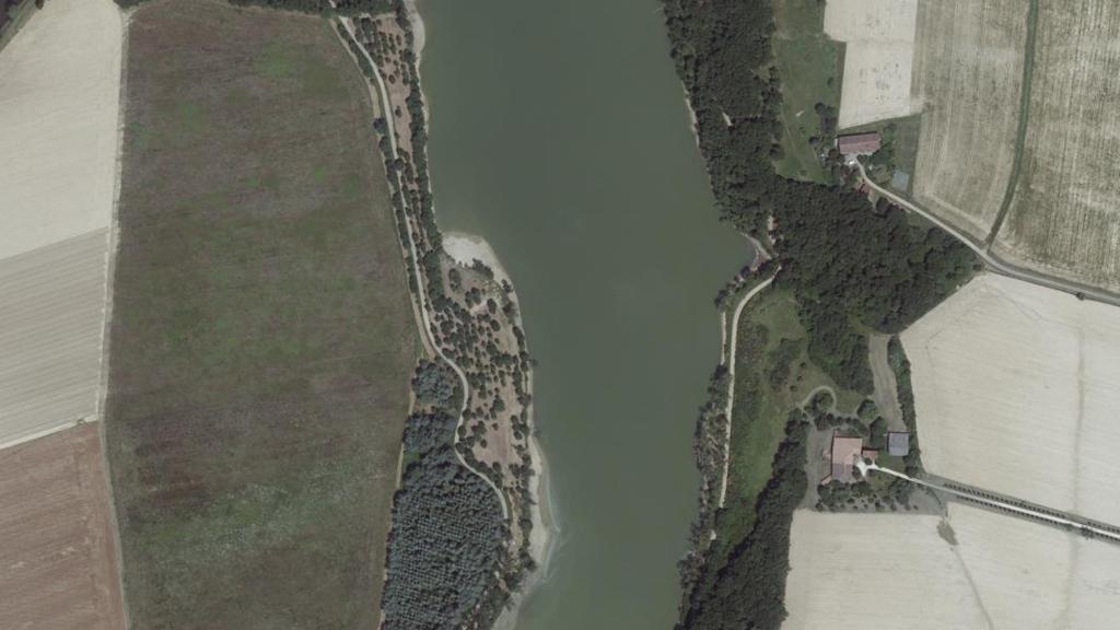 Vue aérienne de Lac de Boulet (Saint-Sardos)