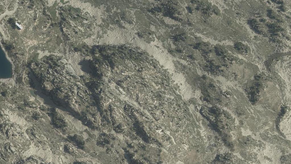 Vue aérienne de Lac de Cul des Gourgs