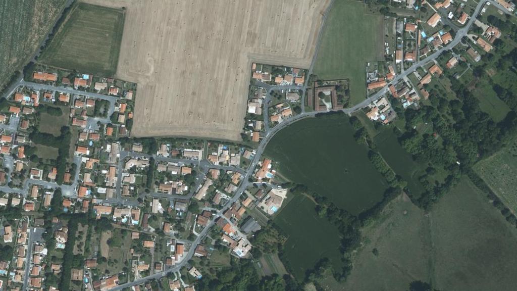 Vue aérienne des environs de Aytré
