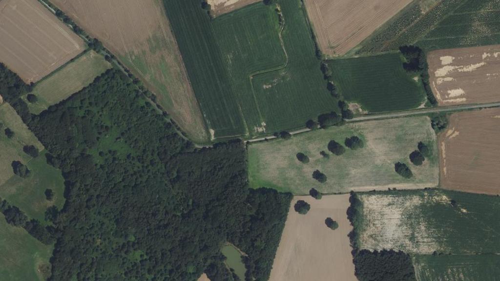 Vue aérienne des environs de Pré-en-Pail-Saint-Samson
