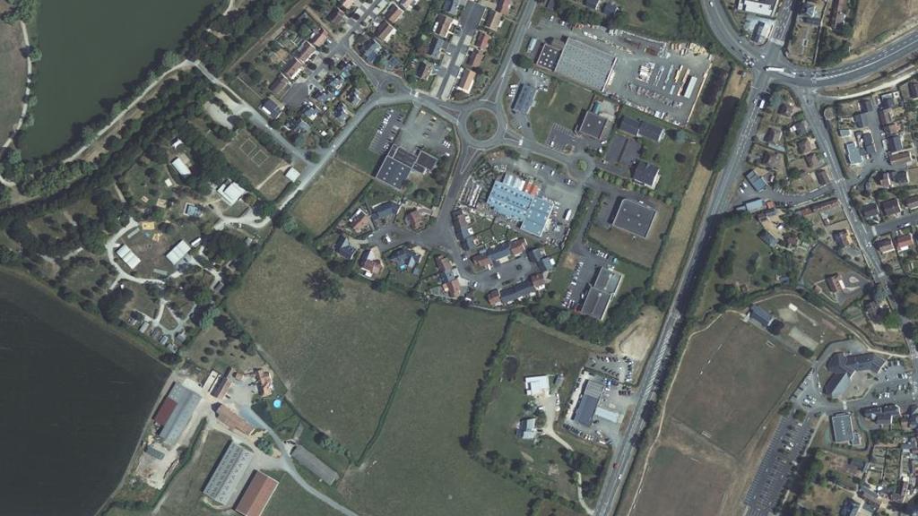 Vue aérienne des environs de La Ferté-Bernard