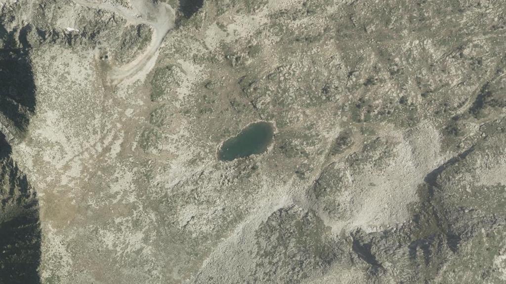 Vue aérienne de Lac de l'Espuguette