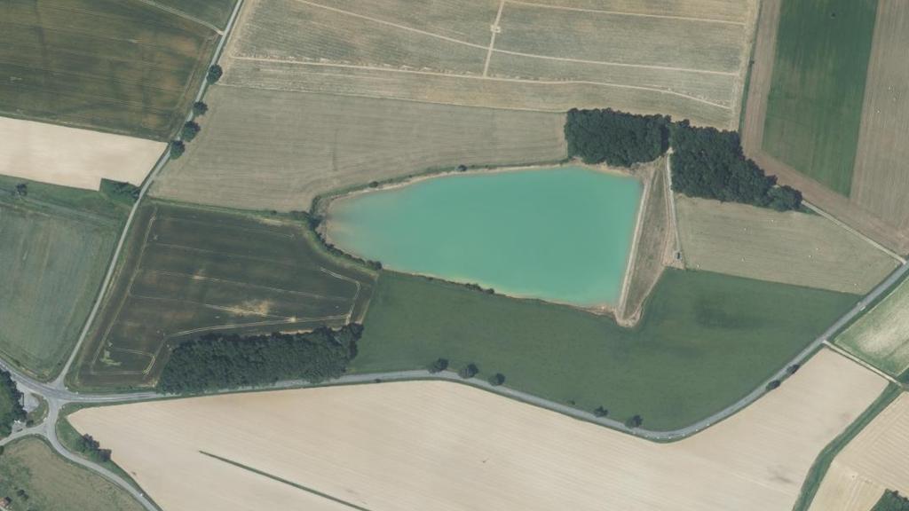 Vue aérienne des environs de Clermont-Pouyguillès