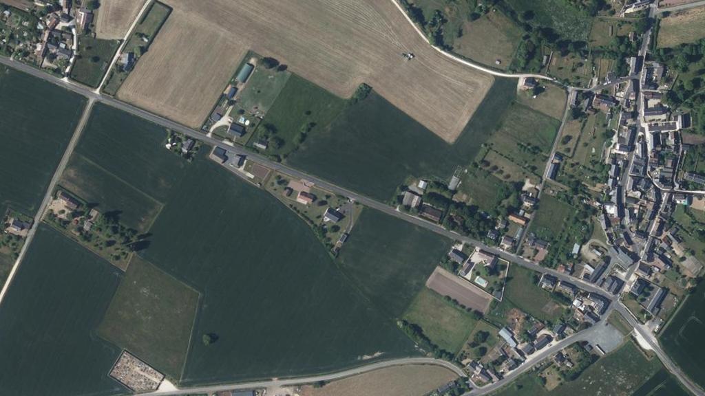 Vue aérienne des environs de Rillé