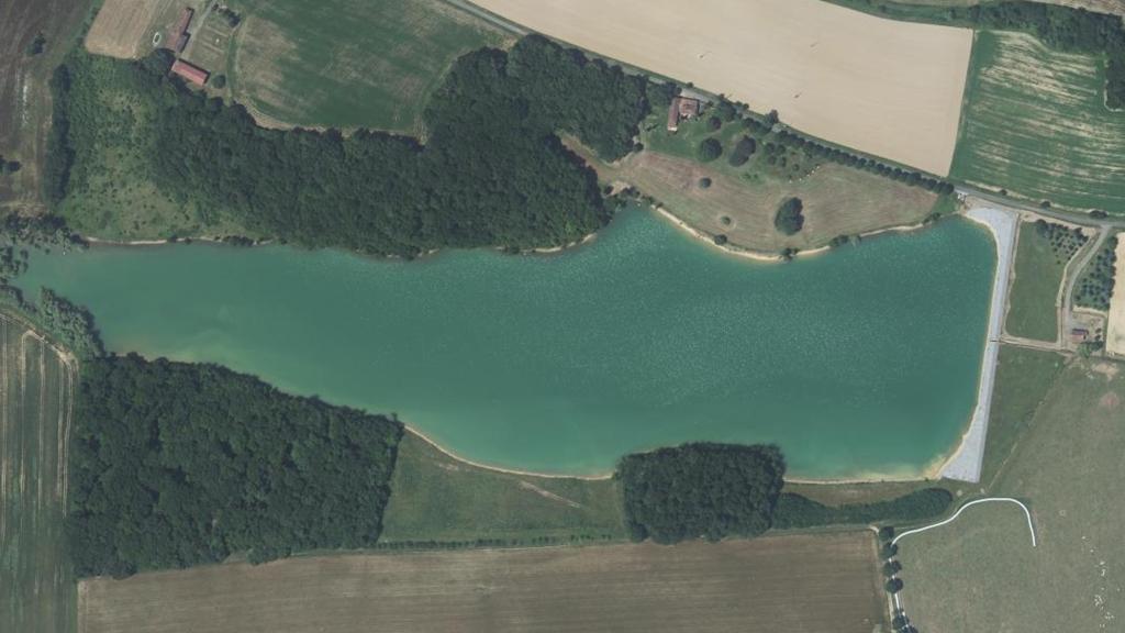 Vue aérienne des environs de Loubersan