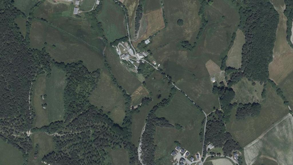 Vue aérienne des environs de Seyne