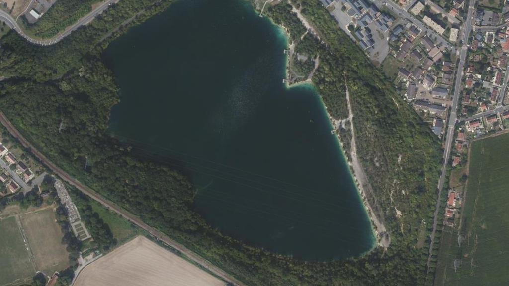 Vue aérienne des environs de Persan