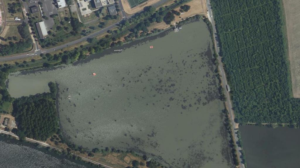 Vue aérienne de Lac des Peupleraies