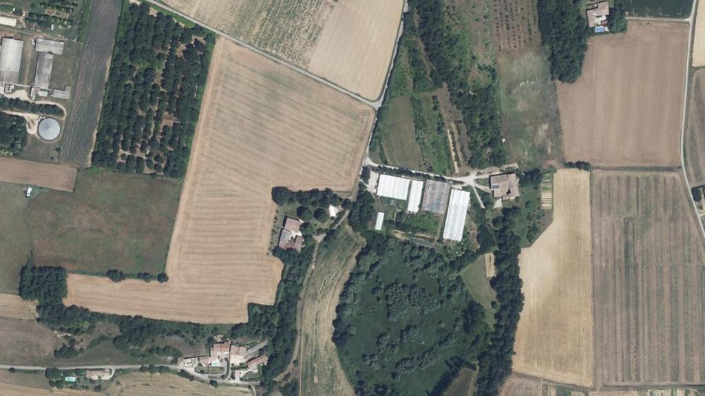 Vue aérienne des environs de Crest