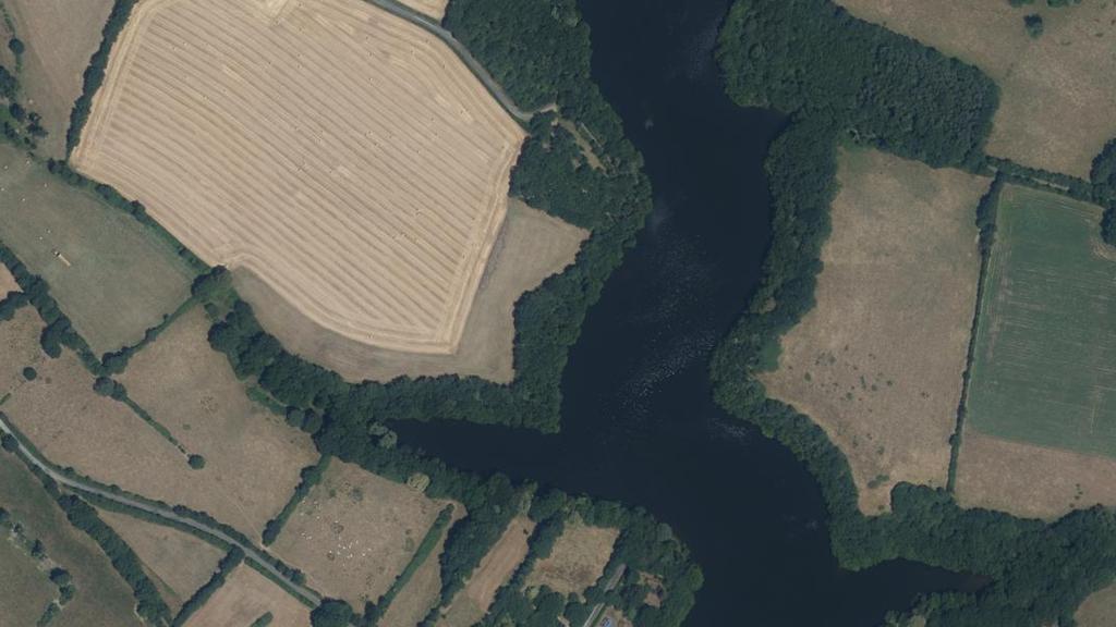 Vue aérienne des environs de Saint-Vincent-sur-Graon