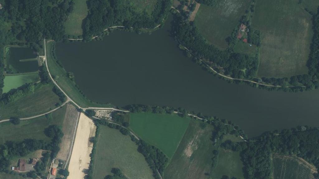 Vue aérienne des environs de Le Houga