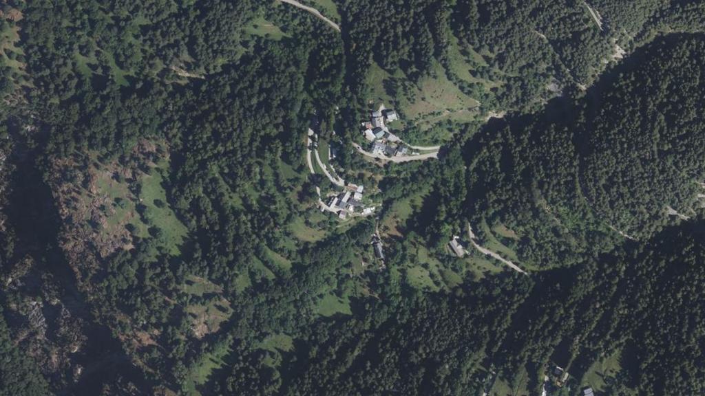 Vue aérienne des environs de La Garde