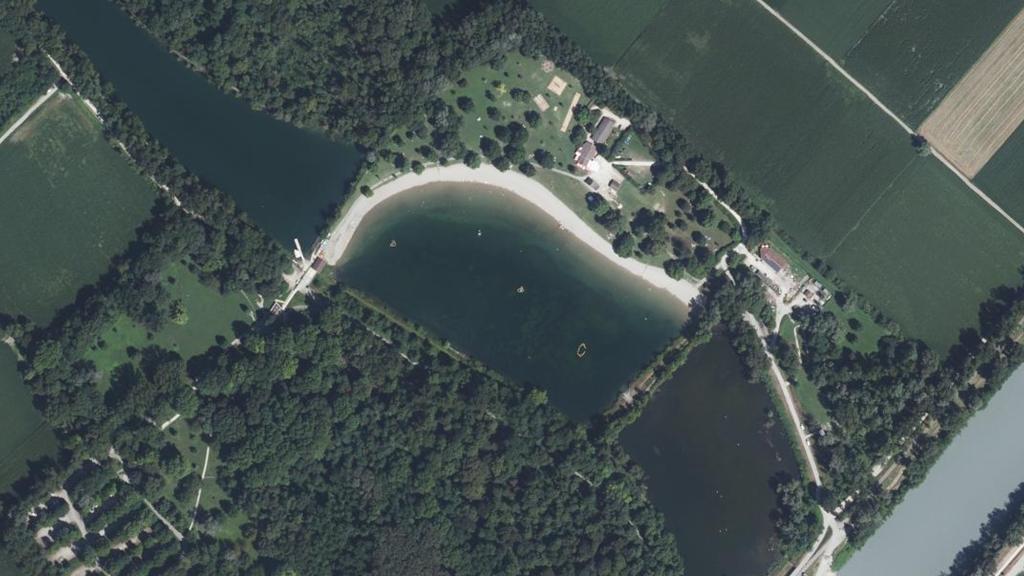 Vue aérienne de Lac Taillefer