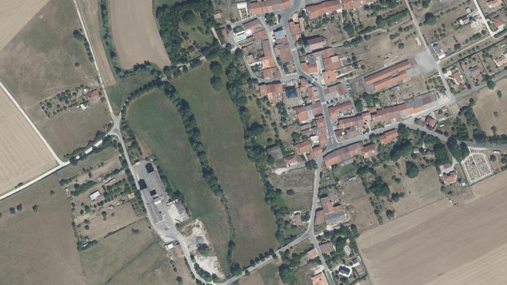Vue aérienne des environs de Pierrefitte-sur-Aire