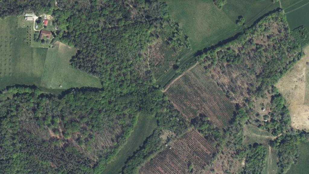 Vue aérienne des environs de Saint-Front-d'Alemps