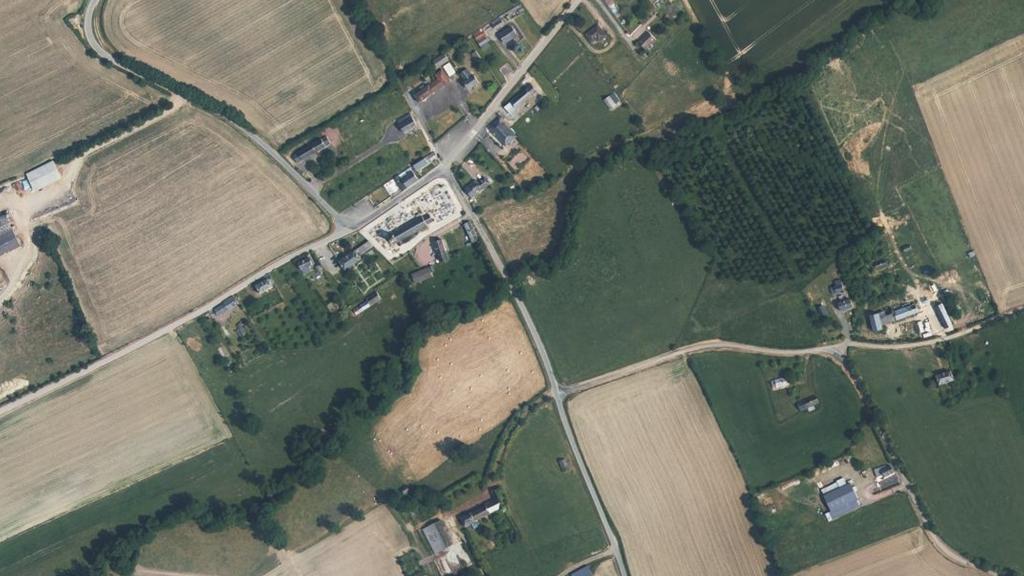 Vue aérienne de L'Allière