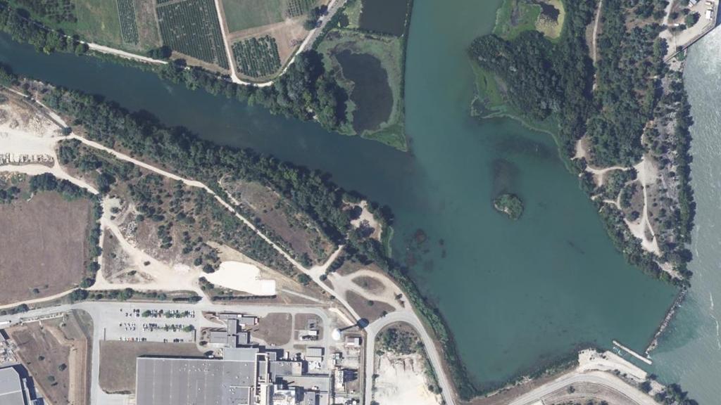 Vue aérienne de L'Ardoise