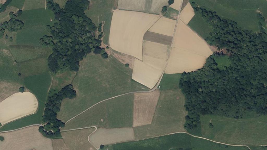 Vue aérienne des environs de Loucrup