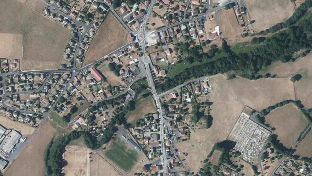 Vue aérienne de L'Authre