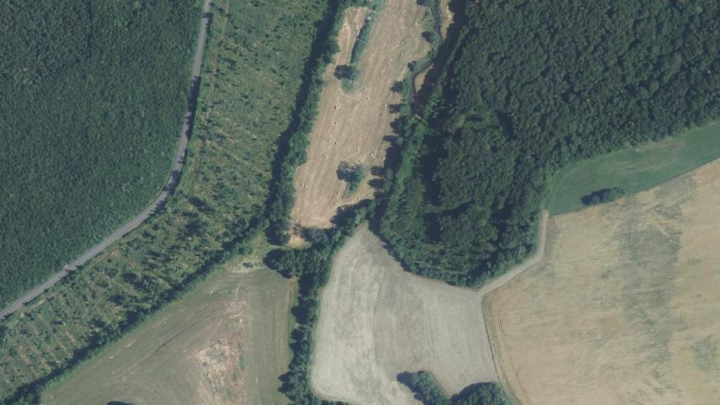 Vue aérienne des environs de Frizon
